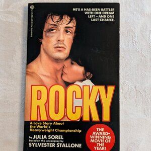 VTG Rocky by Julia Sorel 1977 Movie Tie-In PB MINT Ballantine 4th Printing